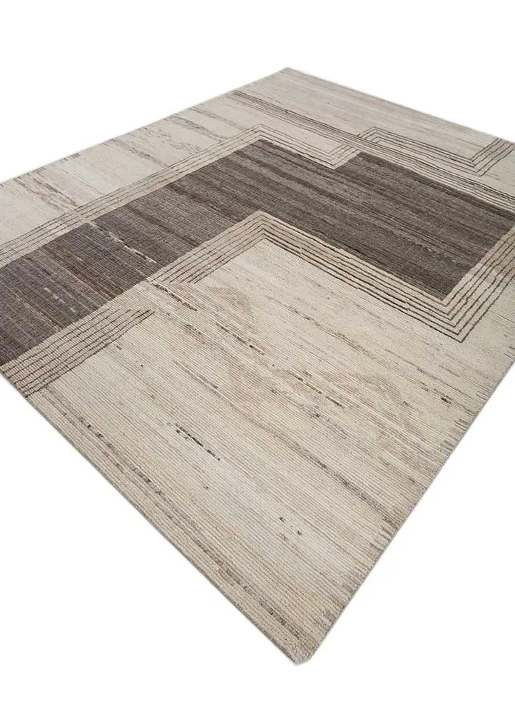 Wollteppich - 240 x 300 cm - creme