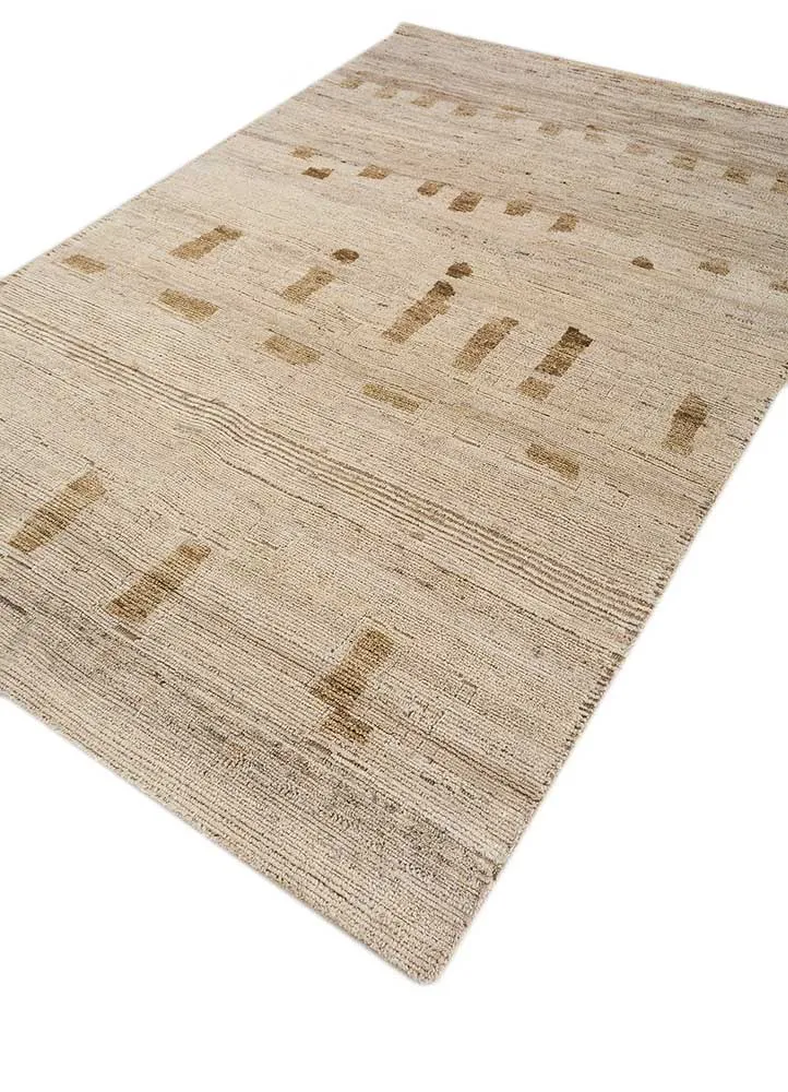 Wollteppich - 180 x 270 cm - beige