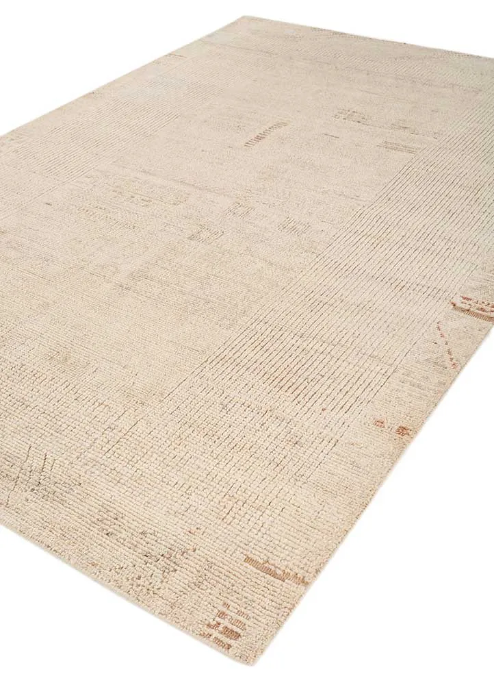 Wollteppich - 240 x 300 cm - creme