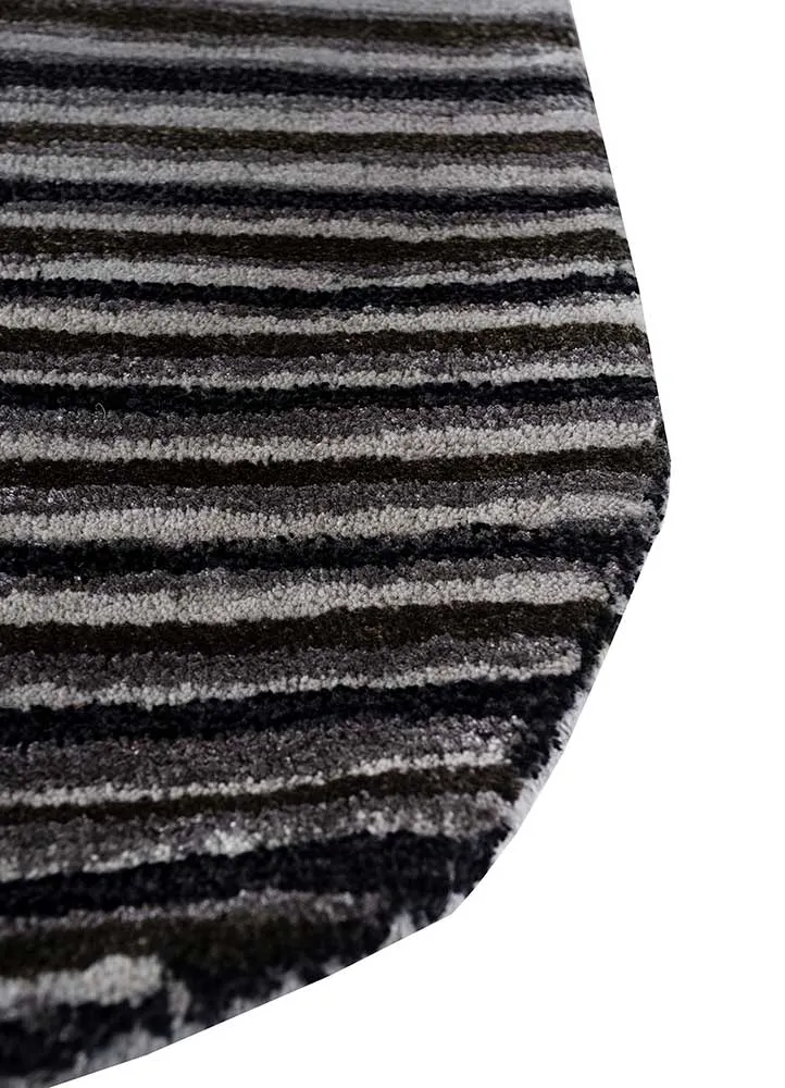 Wollteppich sonderform - 55 x 152 cm - anthrazit
