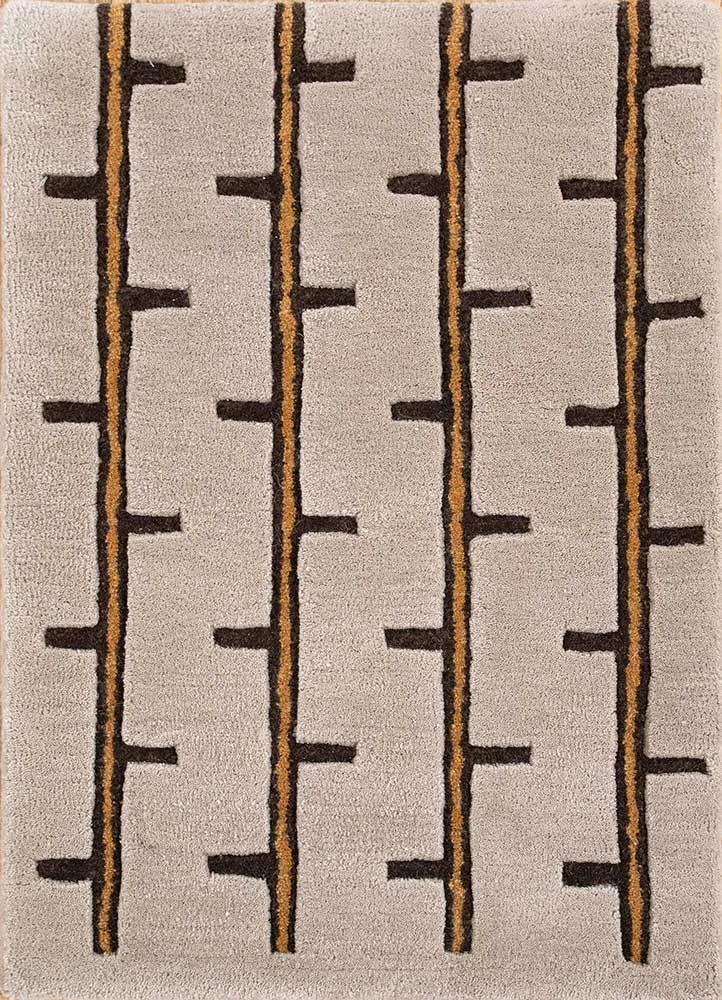 Wollteppich - 60 x 90 cm - creme