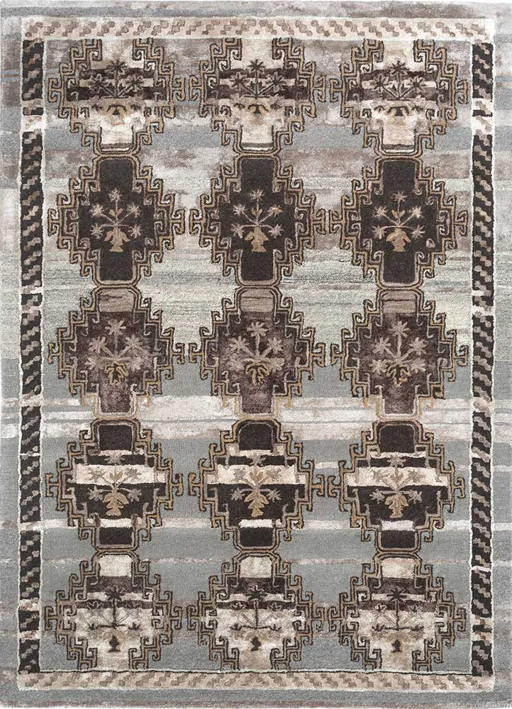 Wollteppich - 150 x 240 cm - mehrfarbig