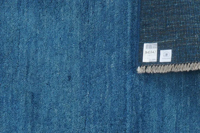 Gabbeh · Handgeknüpft – Blau, 86x74 cm