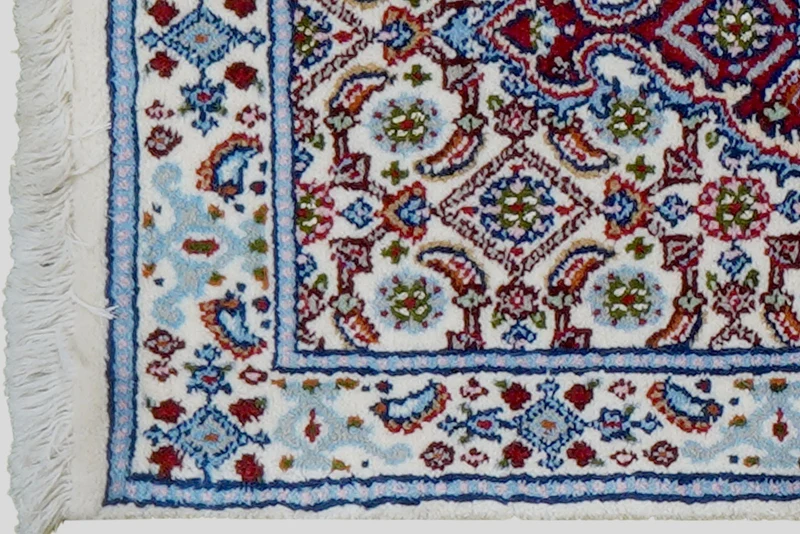 Moud Mahi · Handgeknüpft – Beige, 59x37 cm