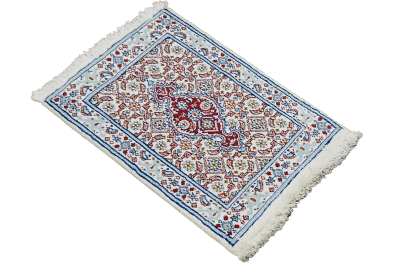 Moud Mahi · Handgeknüpft – Beige, 59x37 cm