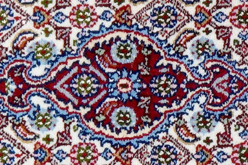 Moud Mahi · Handgeknüpft – Beige, 59x37 cm