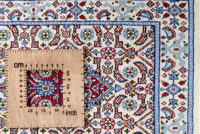 Moud Mahi · Handgeknüpft – Beige, 59x37 cm