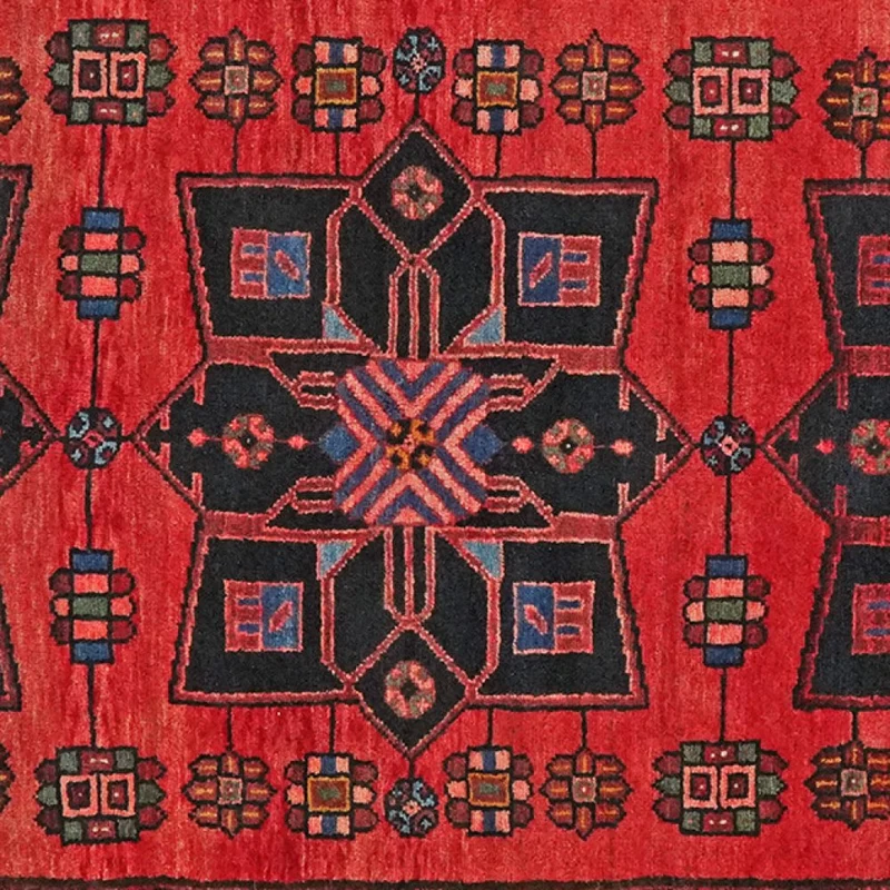 Garaghan · Handgeknüpft – Rot, 205x120 cm