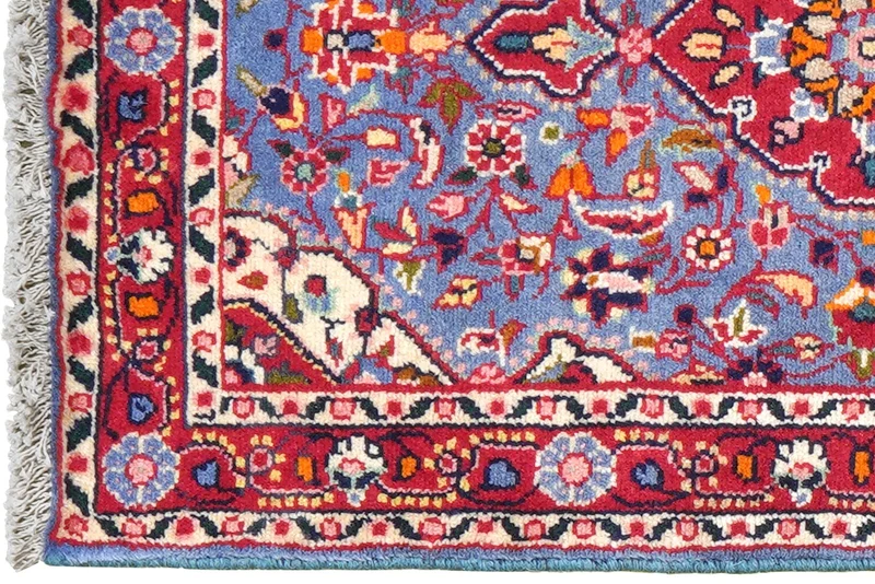 Dardjazin · Handgeknüpft – Blau, 87x54 cm