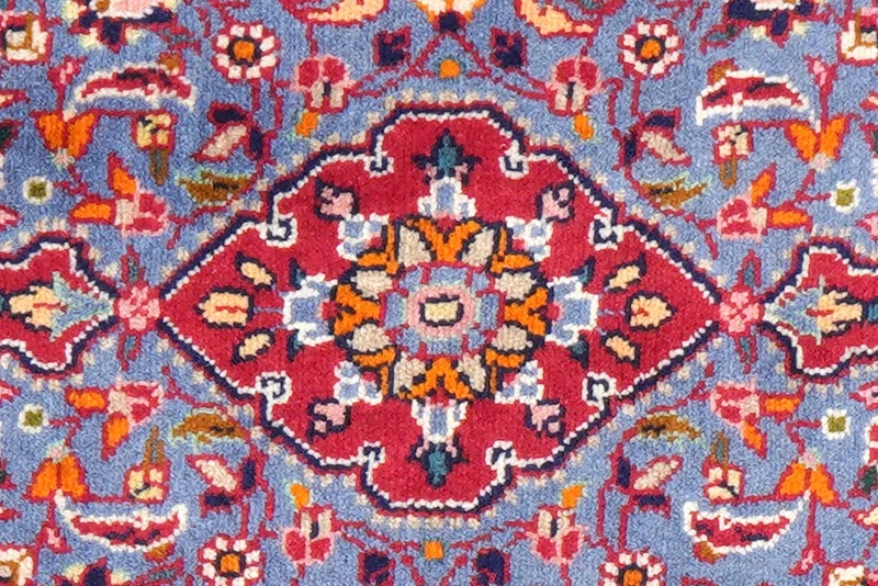 Dardjazin · Handgeknüpft – Blau, 87x54 cm