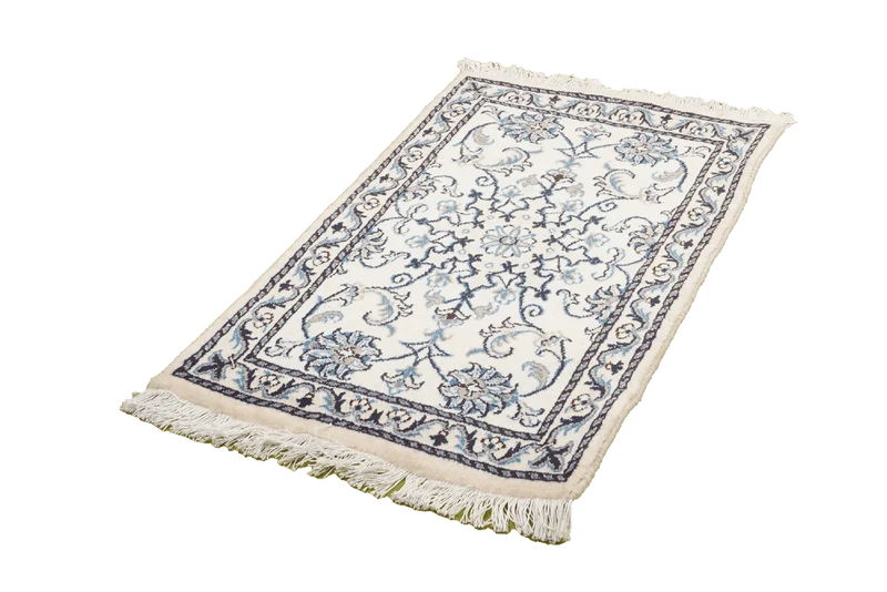 Nain 12La · Handgeknüpft – Beige, 93x58 cm