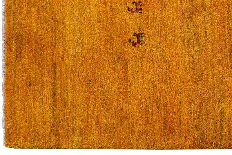 Gabbeh · Handgeknüpft – Gelb, 149x95 cm