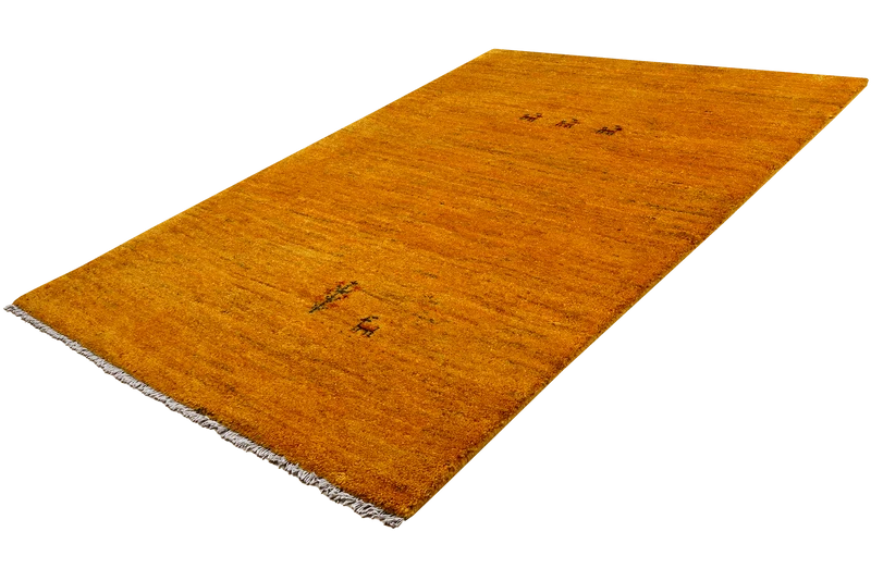 Gabbeh · Handgeknüpft – Gelb, 149x95 cm