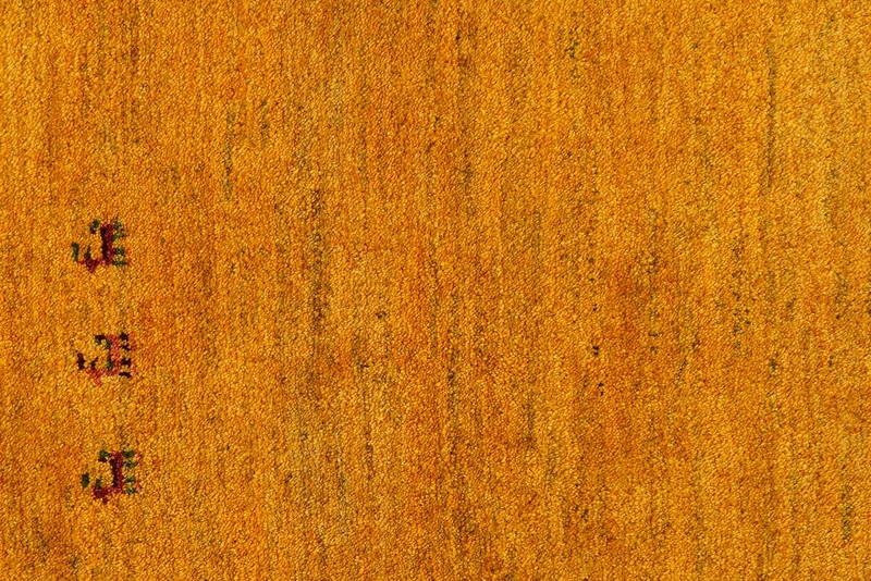 Gabbeh · Handgeknüpft – Gelb, 149x95 cm