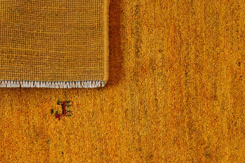 Gabbeh · Handgeknüpft – Gelb, 149x95 cm
