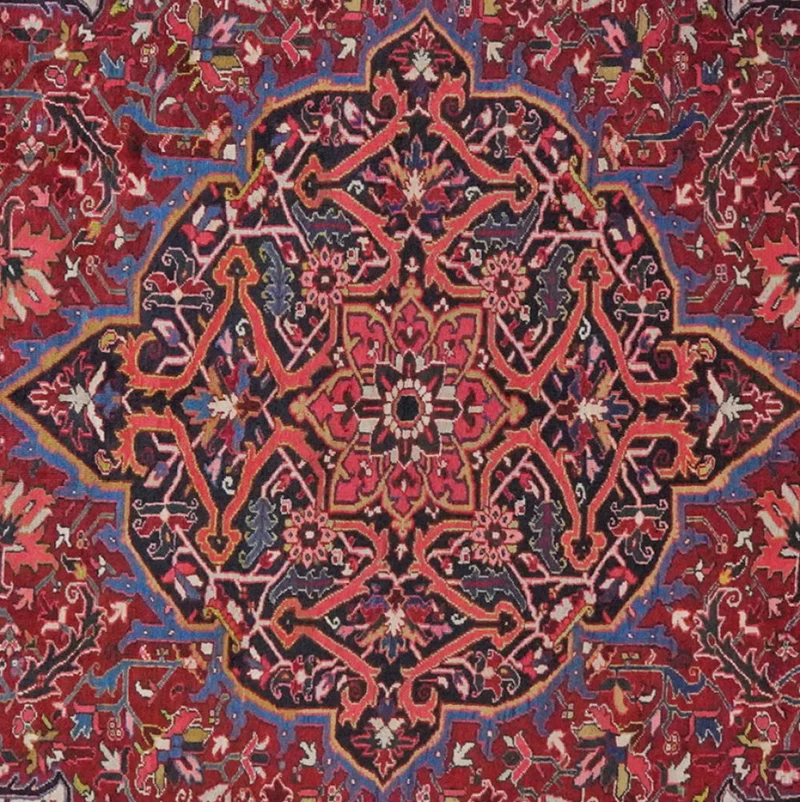 Heriz · Handgeknüpft – Rot, 385x293 cm