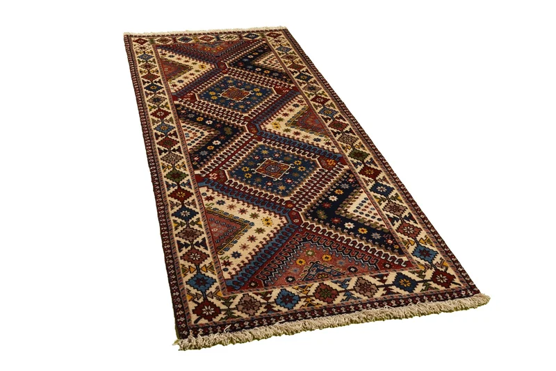 Yalameh · Handgeknüpft – Beige, 192x82 cm