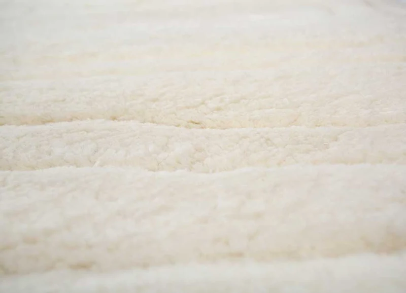 Wollteppich - 150 x 240 cm - creme