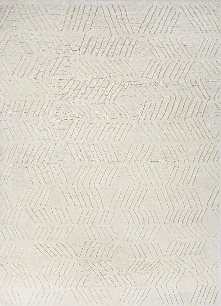 Wollteppich - 240 x 300 cm - creme