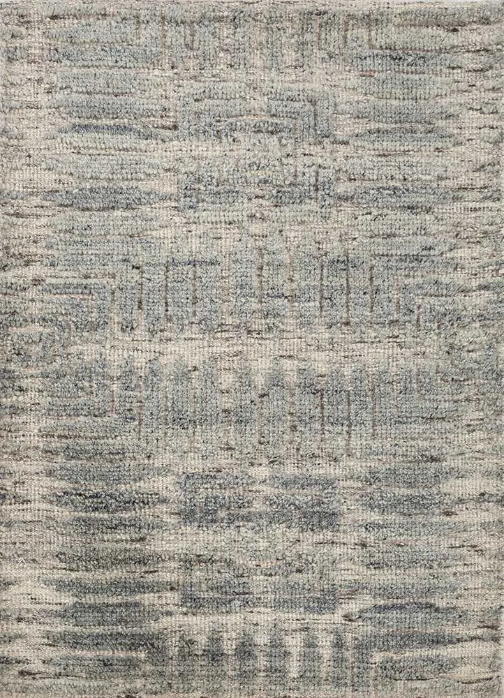 Wollteppich - 60 x 90 cm - grau