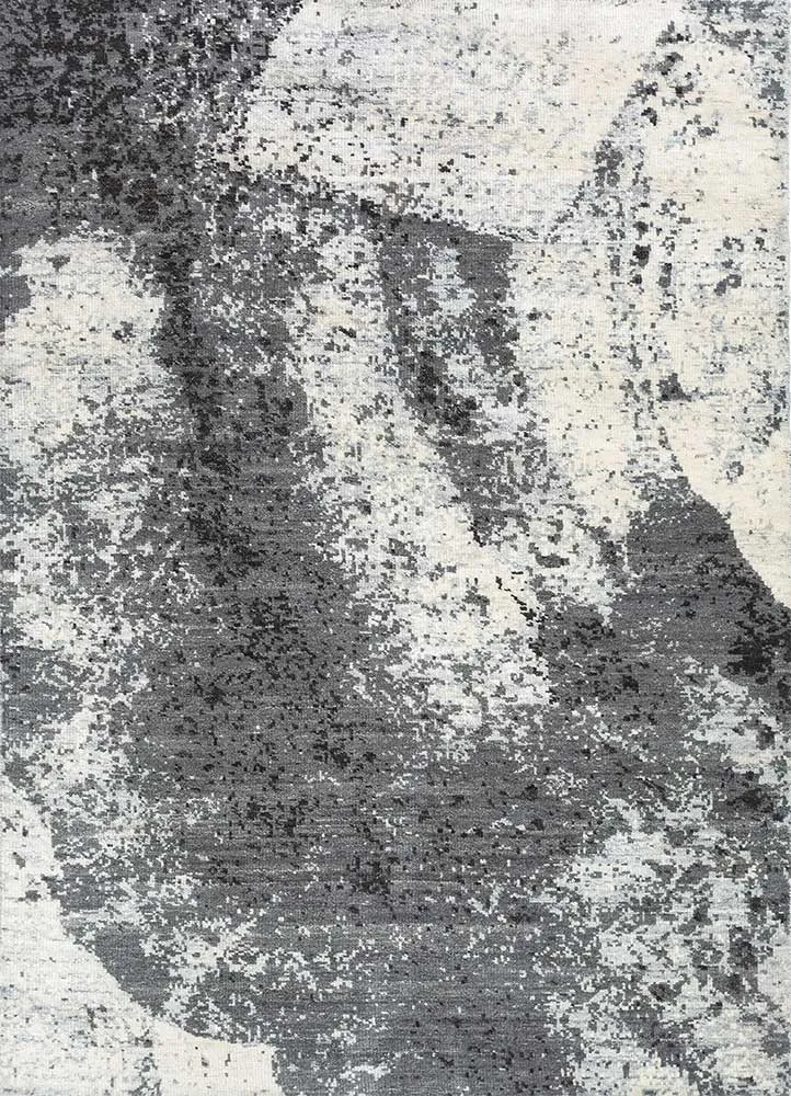 Wollteppich - 150 x 240 cm - grau