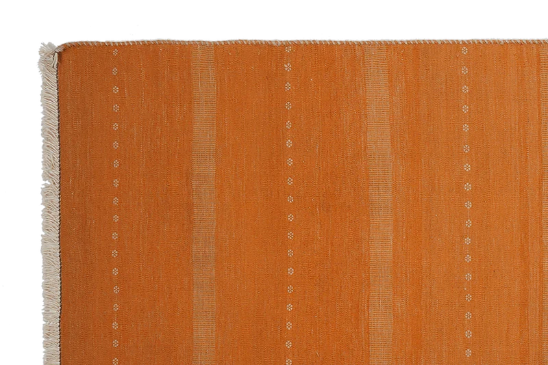 Kelim Afshar · Handgewebt – Gelb, 218x60 cm