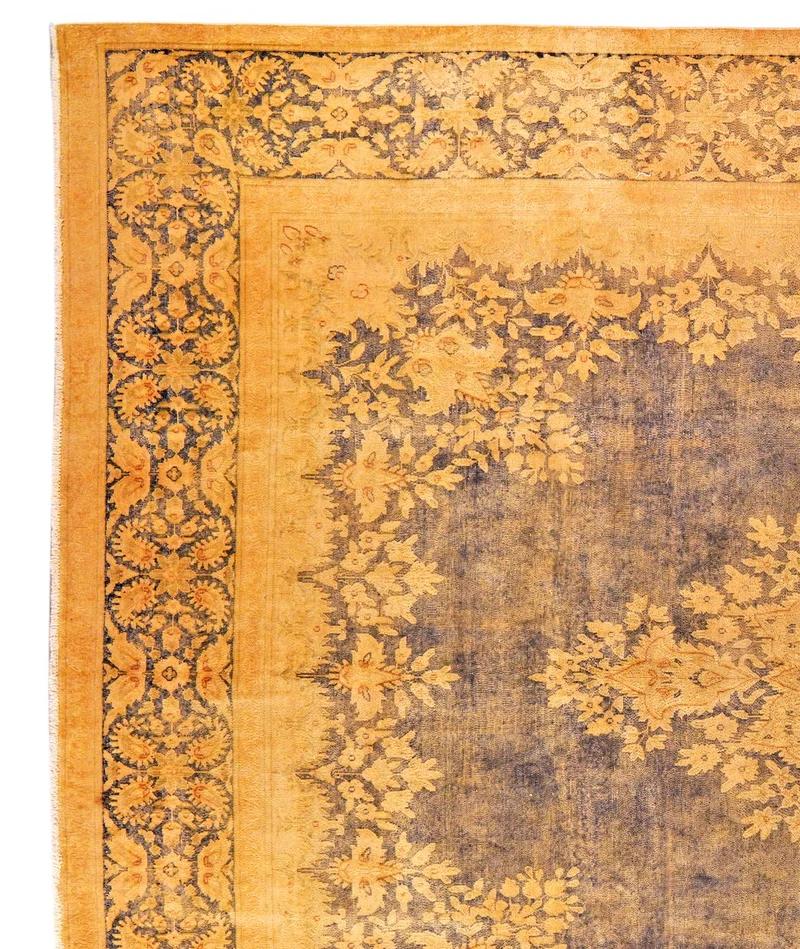 Vintage · Handgeknüpft – Gelb, 402x292 cm