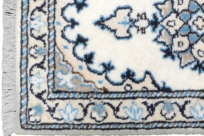 Nain 12La · Handgeknüpft – Beige, 65x38 cm