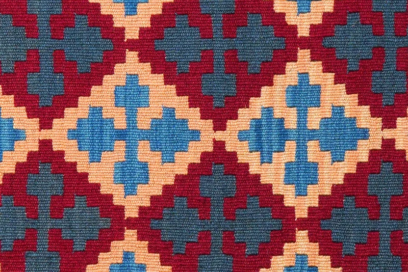 Kelim Gashgai · Handgewebt – Beige, 103x64 cm