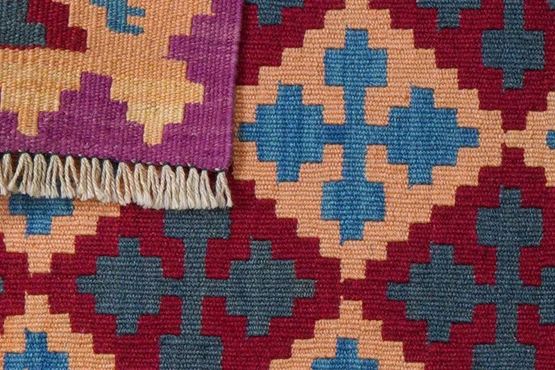 Kelim Gashgai · Handgewebt – Beige, 103x64 cm