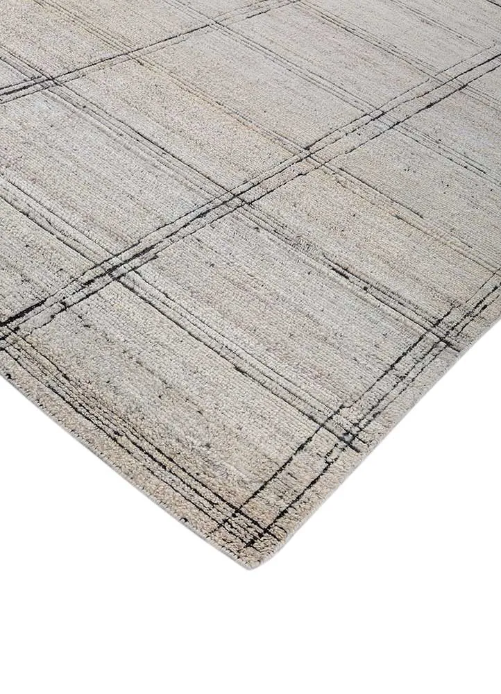 Wollteppich - 240 x 300 cm - creme