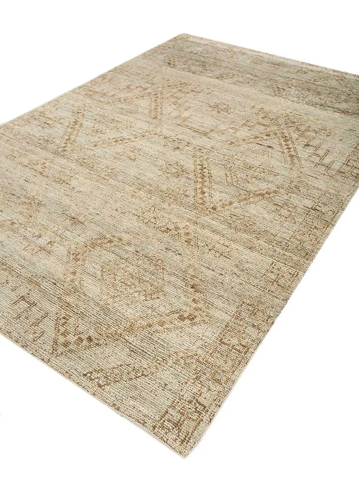 Wollteppich - 180 x 270 cm - sand