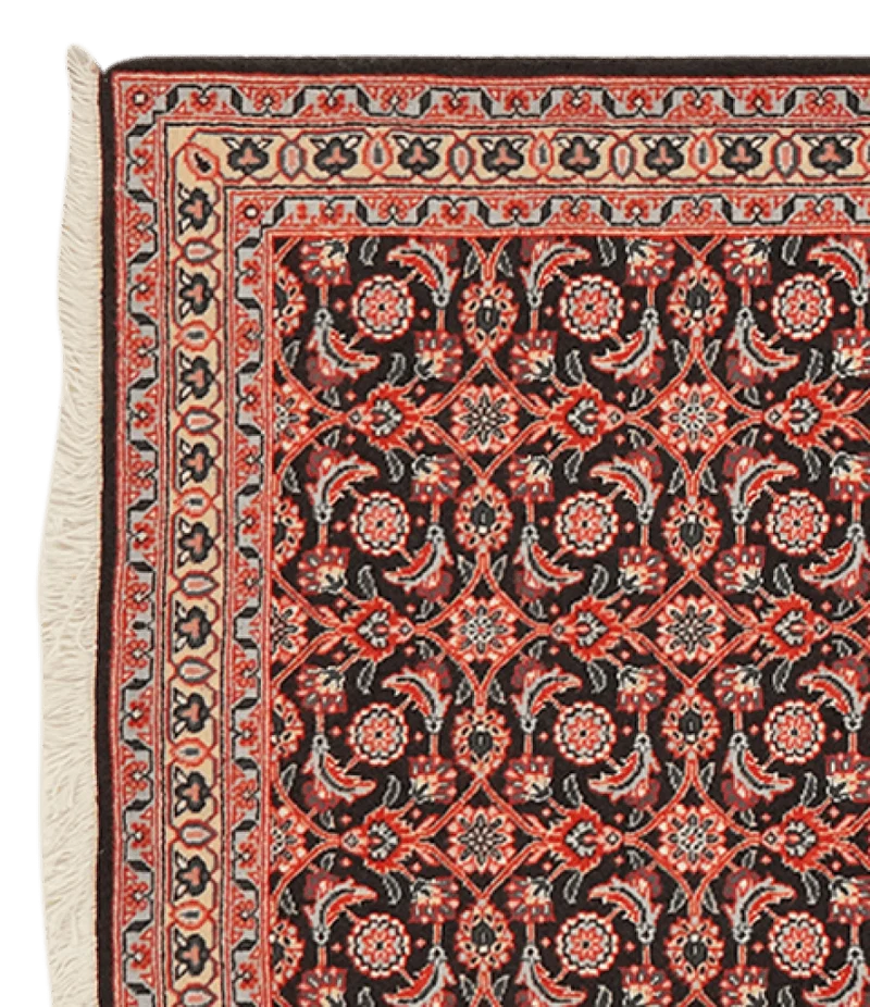 Tabriz 50 Raj · Handgeknüpft – Blau, 197x66 cm