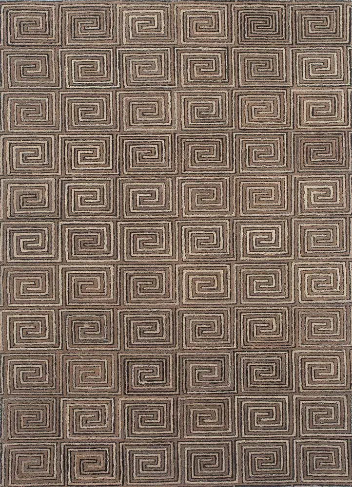 Wollteppich - 150 x 240 cm - braun