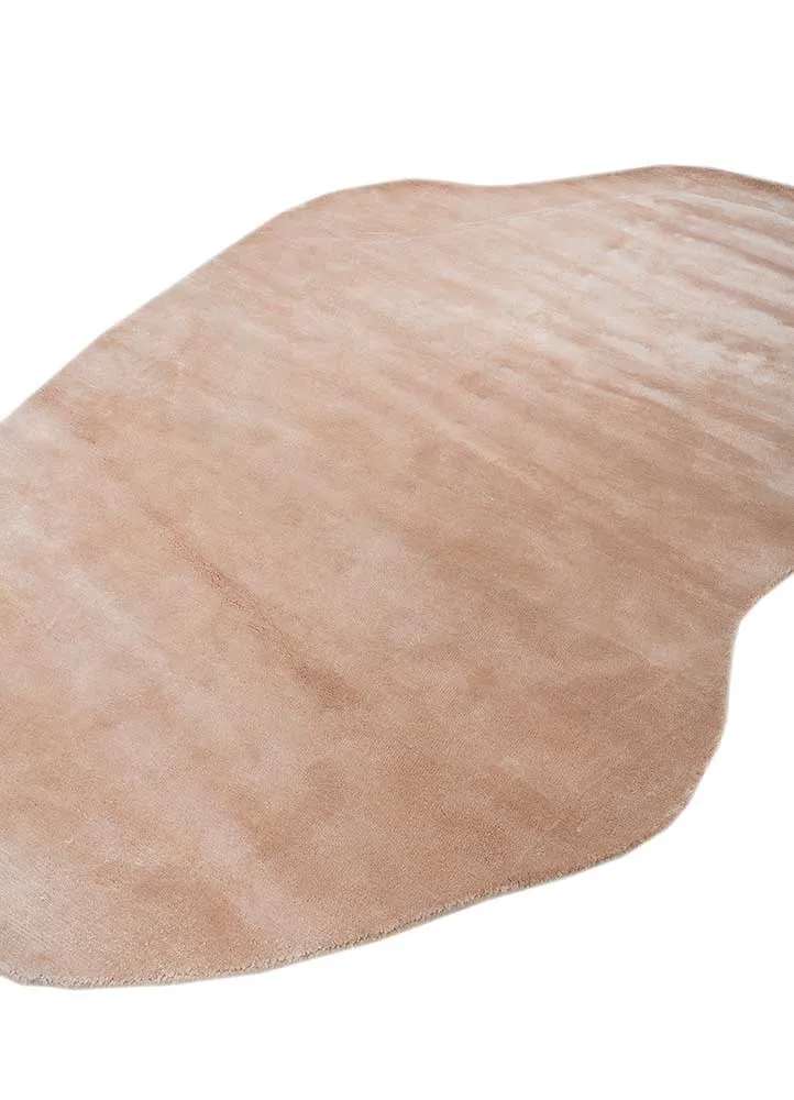 Designer Teppich sonderform - 150 x 225 cm - orange