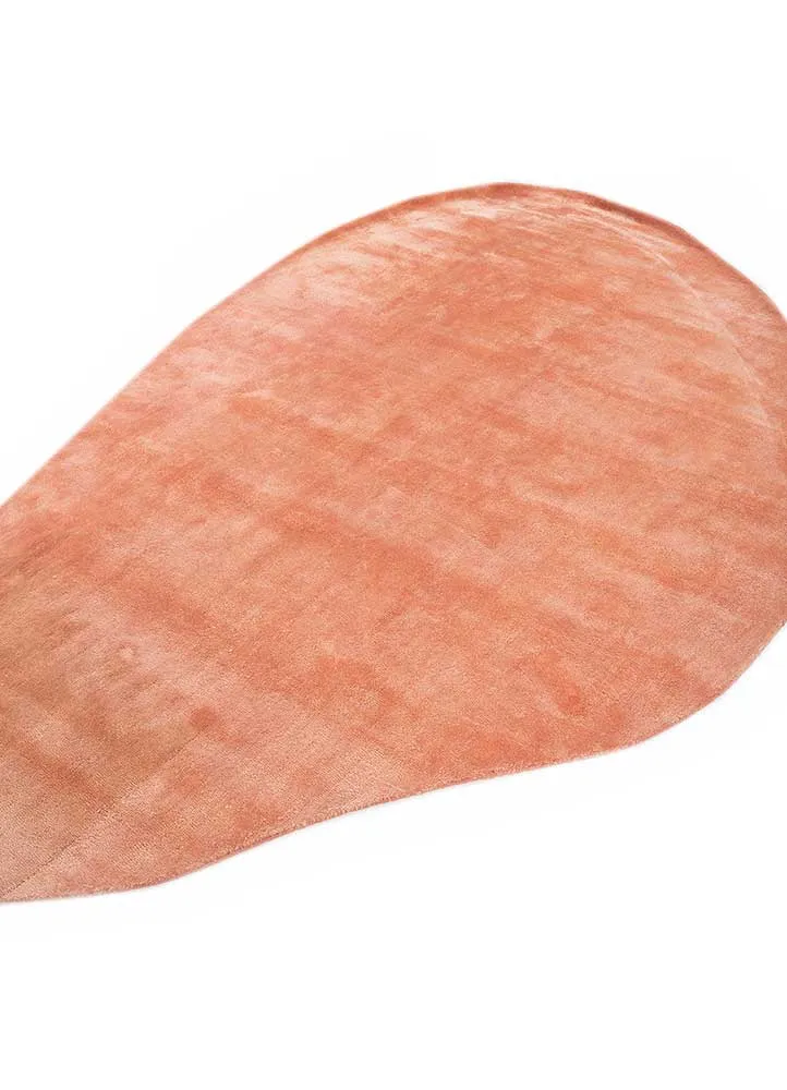 Designer Teppich sonderform - 170 x 257 cm - orange