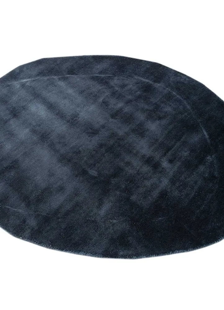 Designer Teppich sonderform - 122 x 140 cm - anthrazit