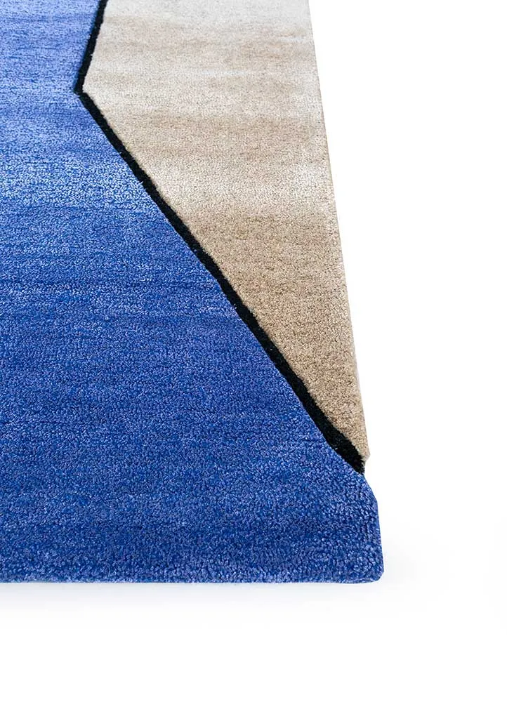 Wollteppich sonderform - 150 x 240 cm - mehrfarbig