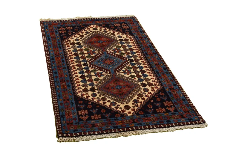 Yalameh · Handgeknüpft – Beige, 127x81 cm