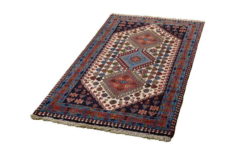 Yalameh · Handgeknüpft – Beige, 127x81 cm