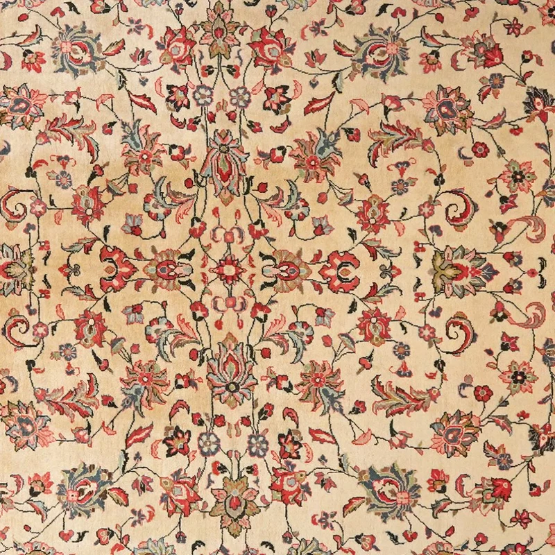 Sarough · Handgeknüpft – Beige, 312x220 cm