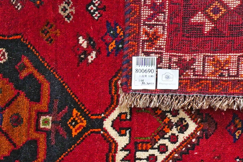 Gashgai · Handgeknüpft – Rot, 122x86 cm