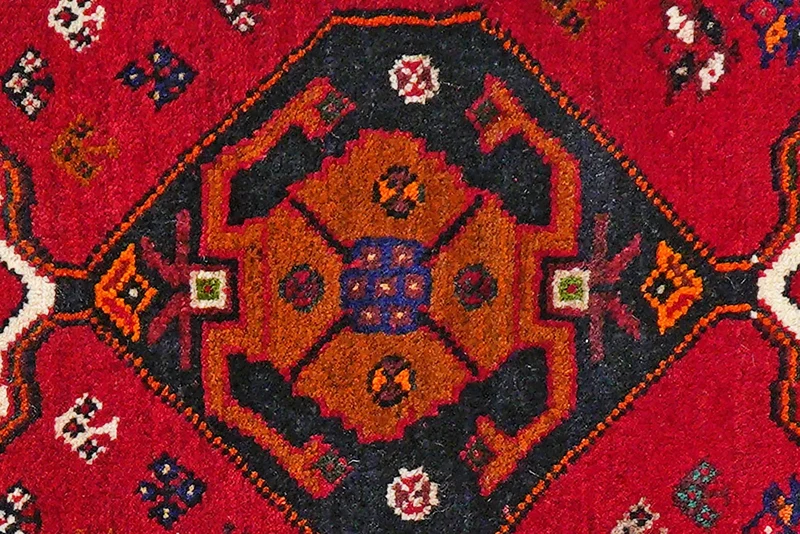 Gashgai · Handgeknüpft – Rot, 122x86 cm