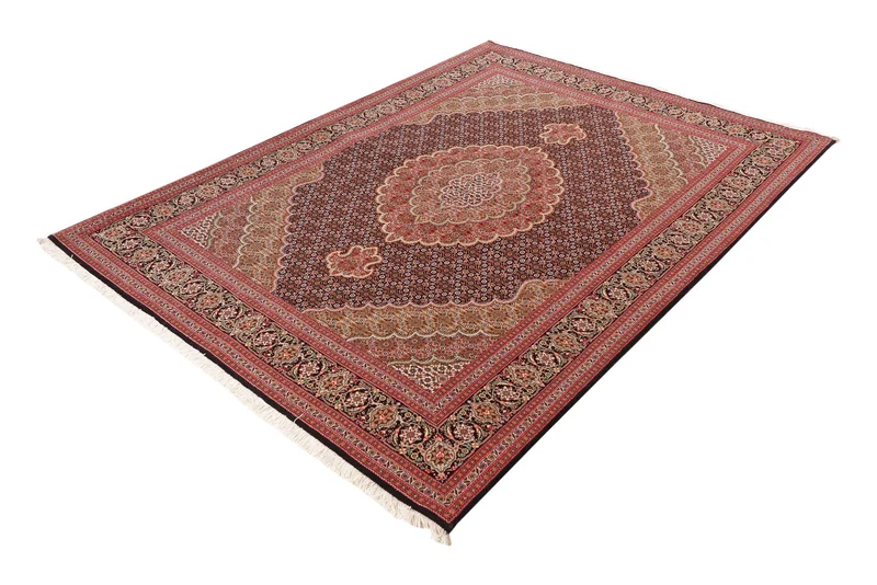 Tabriz 50 Raj · Handgeknüpft – Blau, 206x152 cm