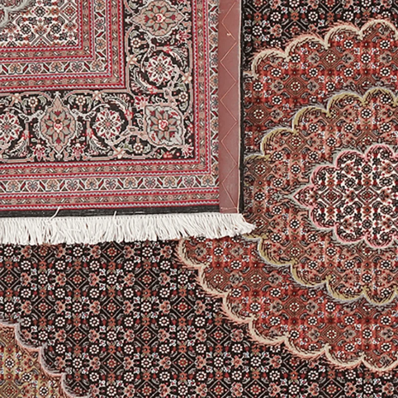 Tabriz 50 Raj · Handgeknüpft – Blau, 206x152 cm