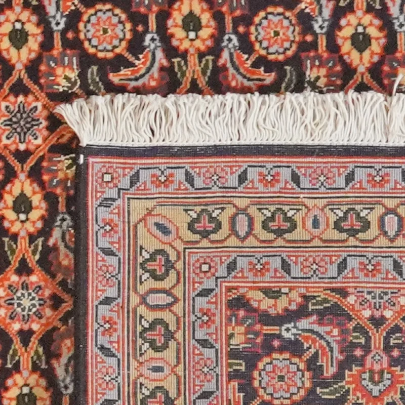 Tabriz 50 Raj · Handgeknüpft – Orange, 198x65 cm