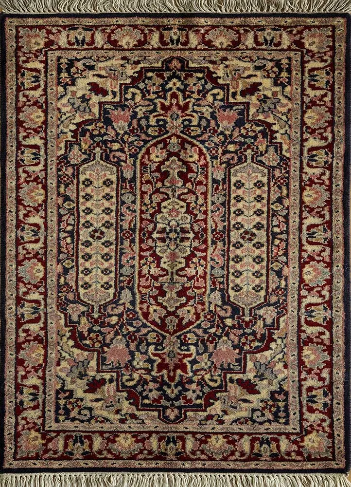 Wollteppich - 75 x 120 cm - orange
