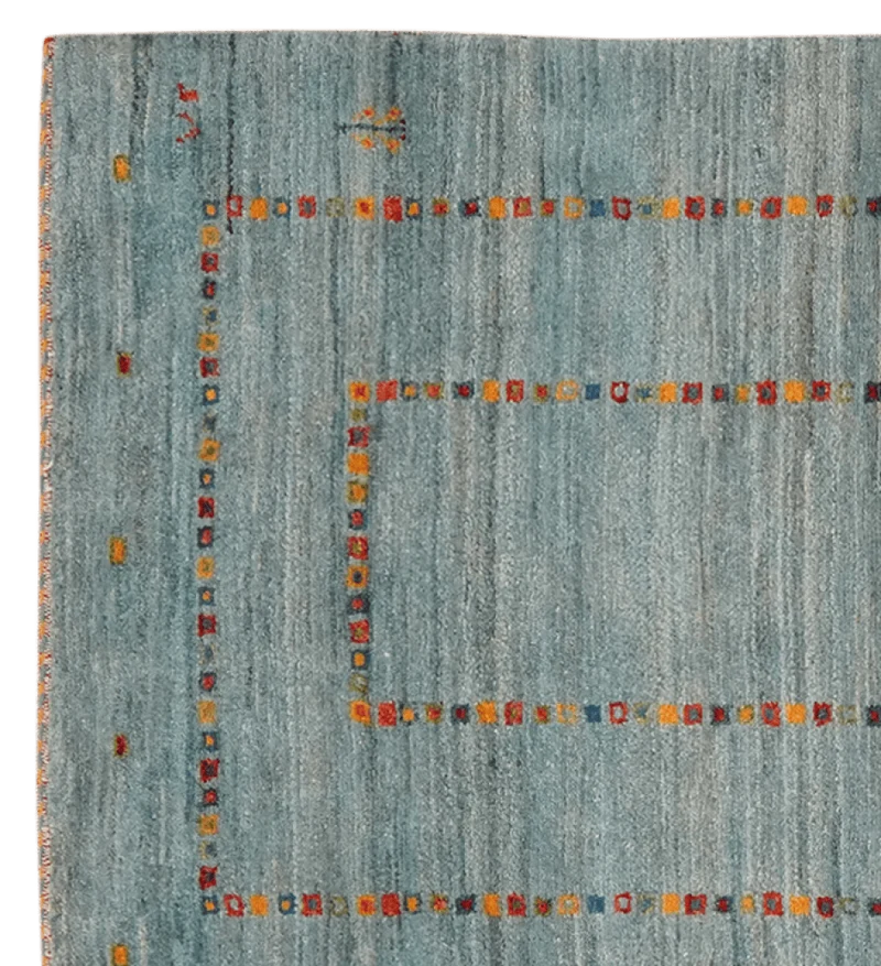Rizbaf · Handgeknüpft – Blau, 237x81 cm