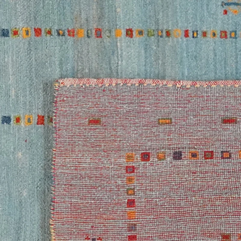 Rizbaf · Handgeknüpft – Blau, 237x81 cm