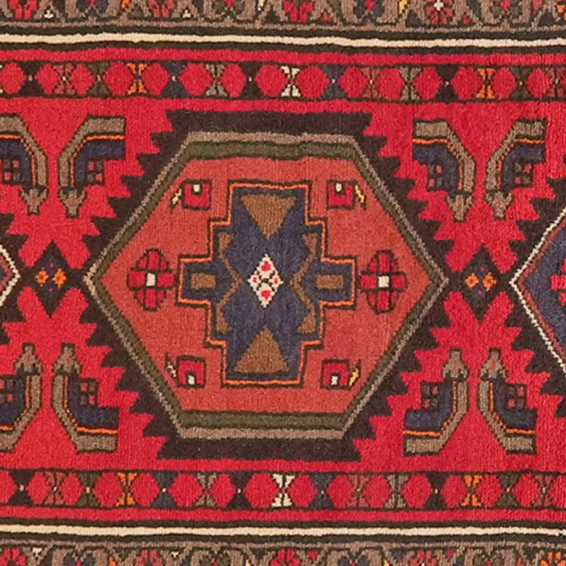 Khamseh · Handgeknüpft – Rot, 192x98 cm